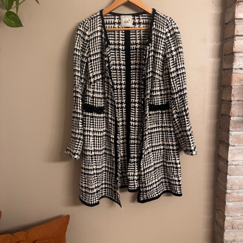 WEILL Tweed Open Jacket‎